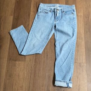 LOFT light wash crop jeans